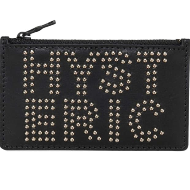 히스테릭 글래머 로고 스터드 프라그먼트 케이스 블랙