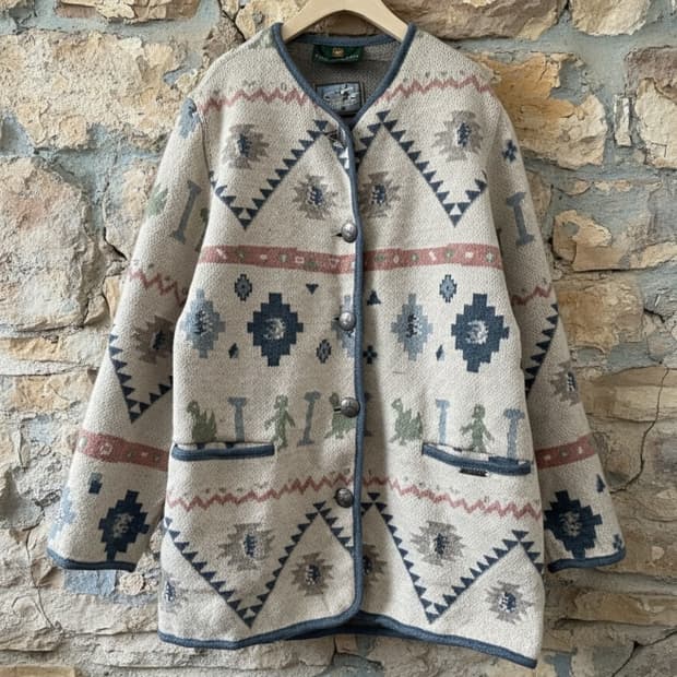 Made in Austria, Pure New Wool Jacket. 