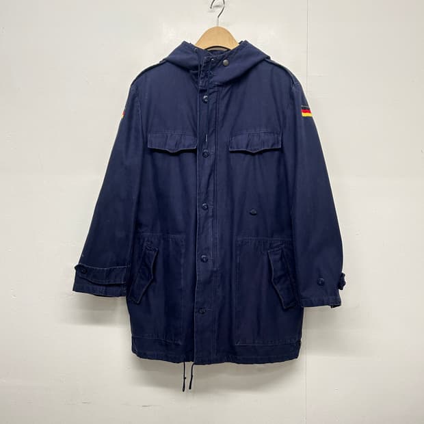 80s 네이비 컬러 독일군 야상 필드 자켓