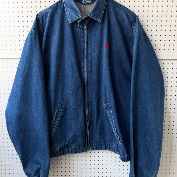 폴로랄프로렌 90s 데님 스윙 탑 자켓