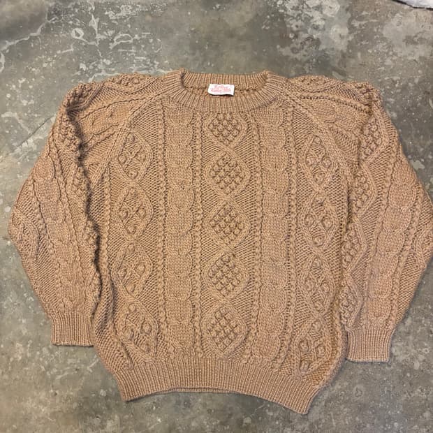 미국 Fall River Knitting Mills 울 스웨터