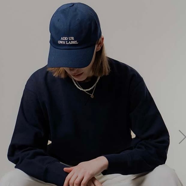 [정품] 애드스튜디오 레터링 자수 볼캡(새제품)