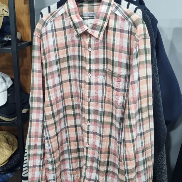 시리즈(kolon) 컴포트핏 남성용 마혼방셔츠 100size 상태9