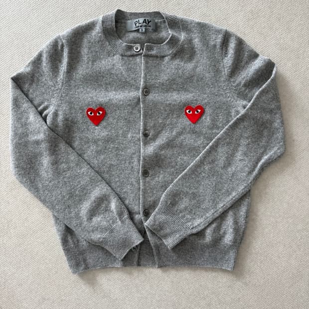 꼼데가르송 가디건 아오야마 리미티드 에디션