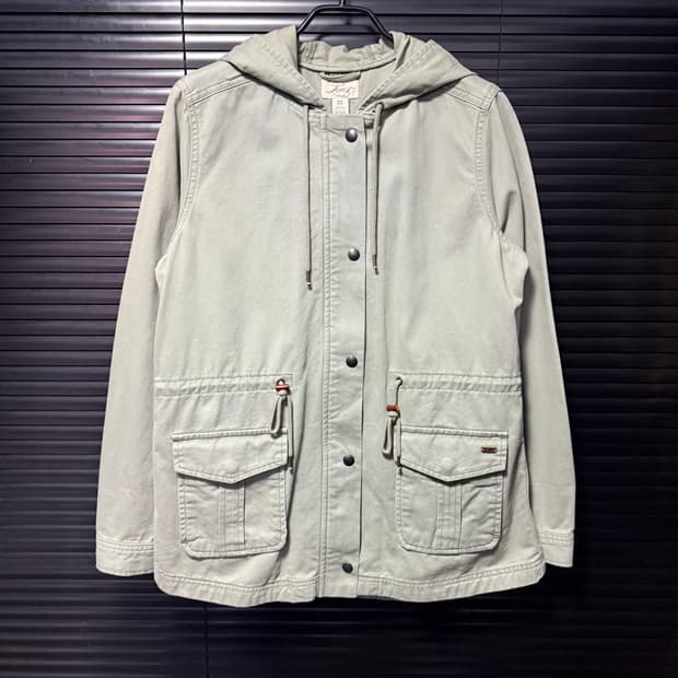 리바이스 민트 밀리터리 야상 피쉬테일 헌팅 워크 자켓 후드 포켓 M 95