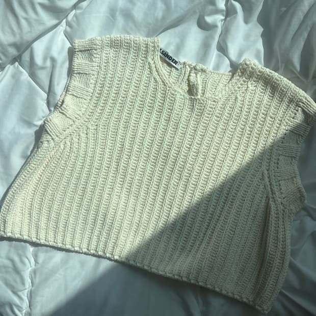 jilsander 질샌더 knit vest