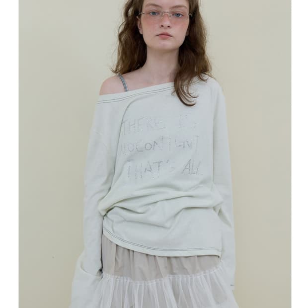 노컨텐츠 nocontent 오프숄더 티 off shoulder