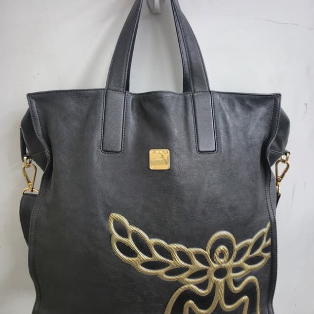 MCM 가죽 토트백