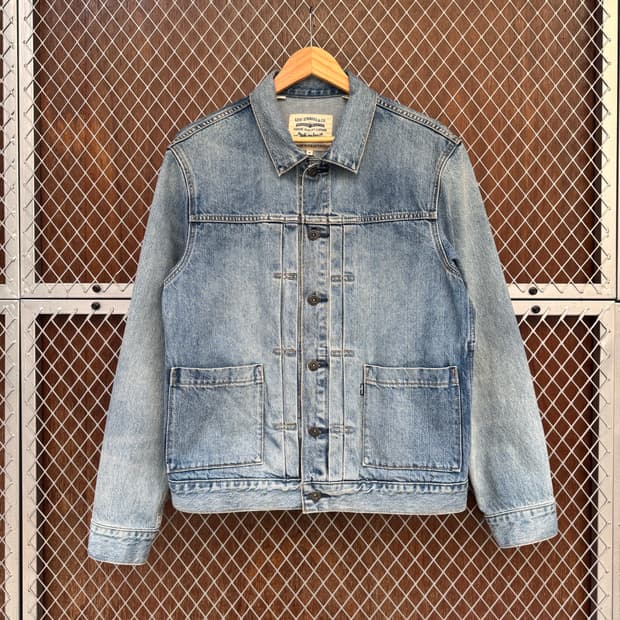 리바이스 빈티지 LMC 블루탭 타입2 트러커 데님자켓 청자켓 M