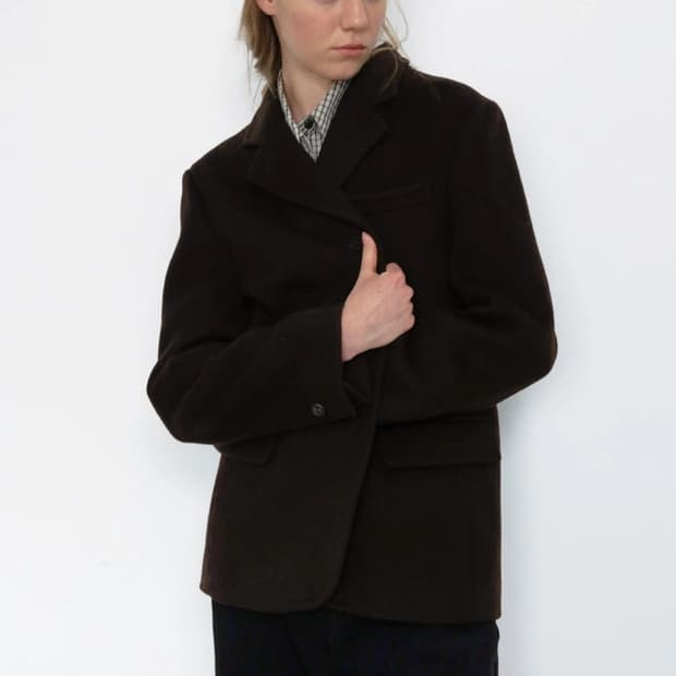 무아르무스 울블레이저 카키브라운