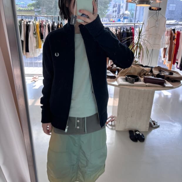 Vintage Fred Perry Wool Knit Zip up