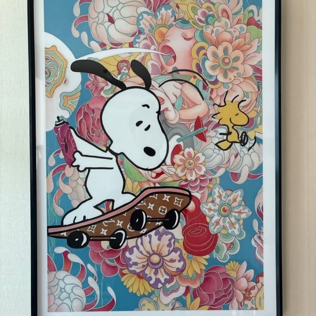SNOOPY POP ART FRAME