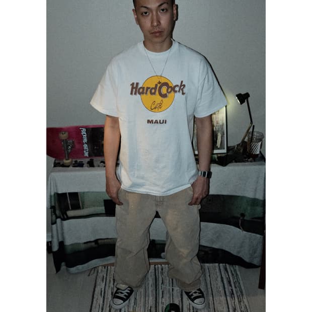 90‘s 하드락 카페 패러디 ‘Hard Cock Cafe’ 티셔츠