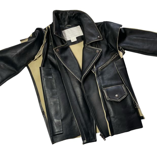 Margiela × H&M Leather Jacket