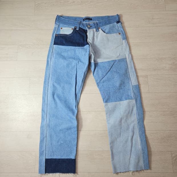 리바이스 501 메이드크래프트 커팅 데님팬츠 진 청바지 진티지 30