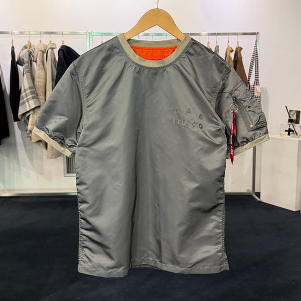 [L] IAB STUDIO 알파인더스트리 반팔 져지 건메탈