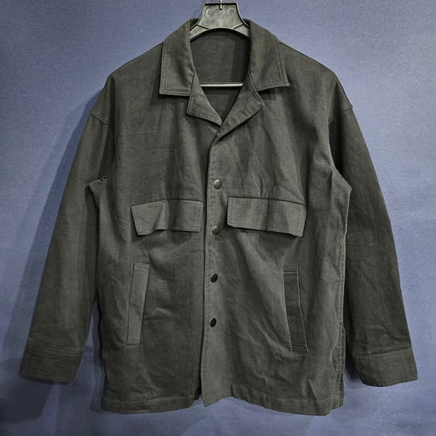 셉템버필름 자수 블랙 남성 오버핏 100~105 자켓 