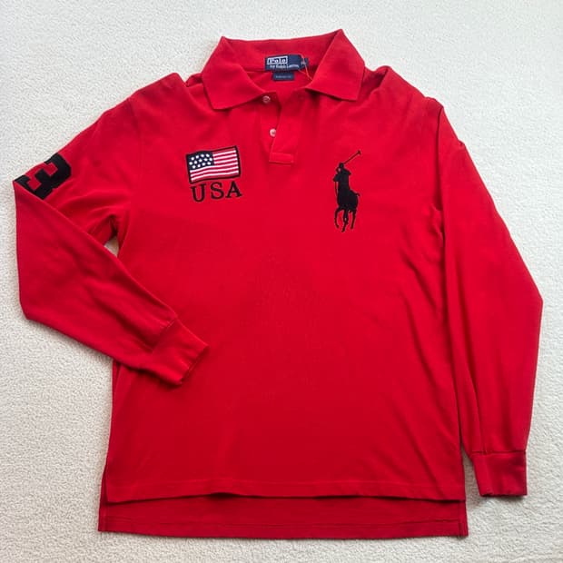 폴로 빅포니 카라티 럭비셔츠