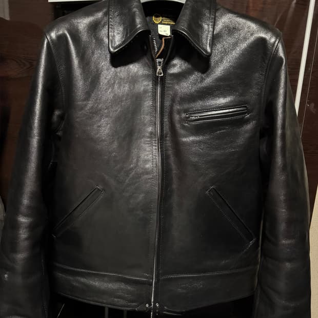 (40)브론슨 말가죽 자켓 코샥