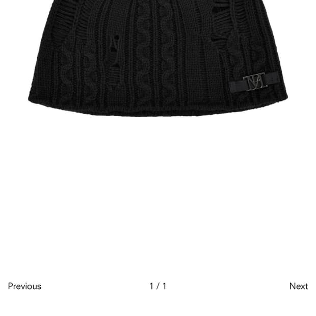 트리밍버드 Dubre Cable Damage Beanie 