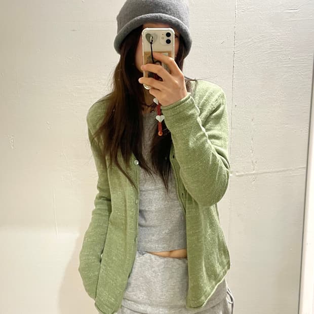 엘엘빈 면 가디건