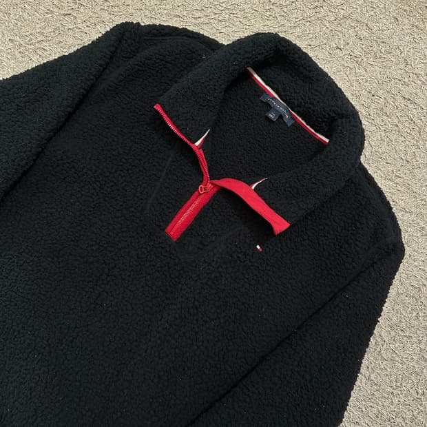 [105] 타미힐피거 양털반집업맨투맨