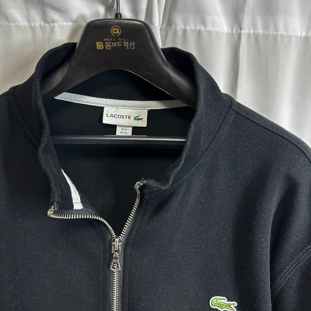 no.124 라코스테 블랙 풀집업 가디건 110 상태s급