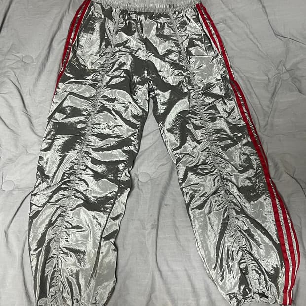 아디다스 x 떠그 클럽 우븐 트랙 팬츠 라이트 오닉스 실버 메탈릭 - K