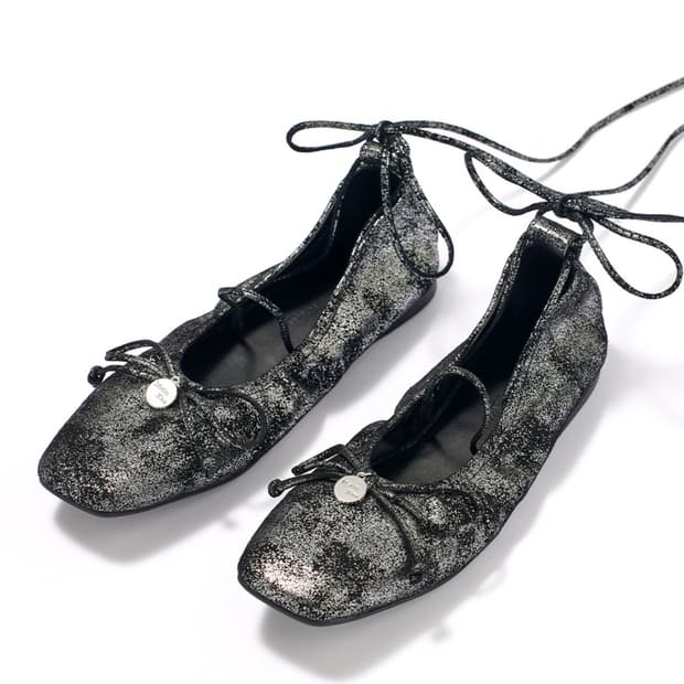 마뗑킴 리본 플랫슈즈 240