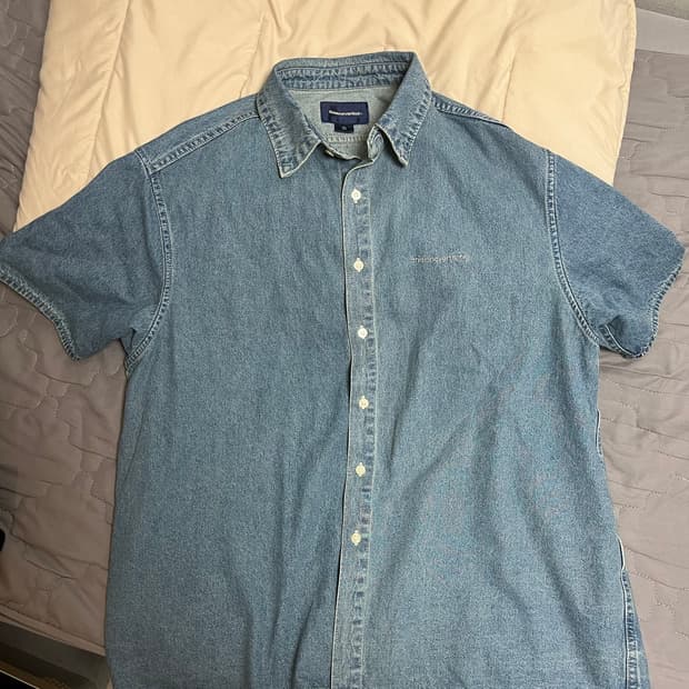 디스이즈네버댓 Washed Denim s/s Shirt