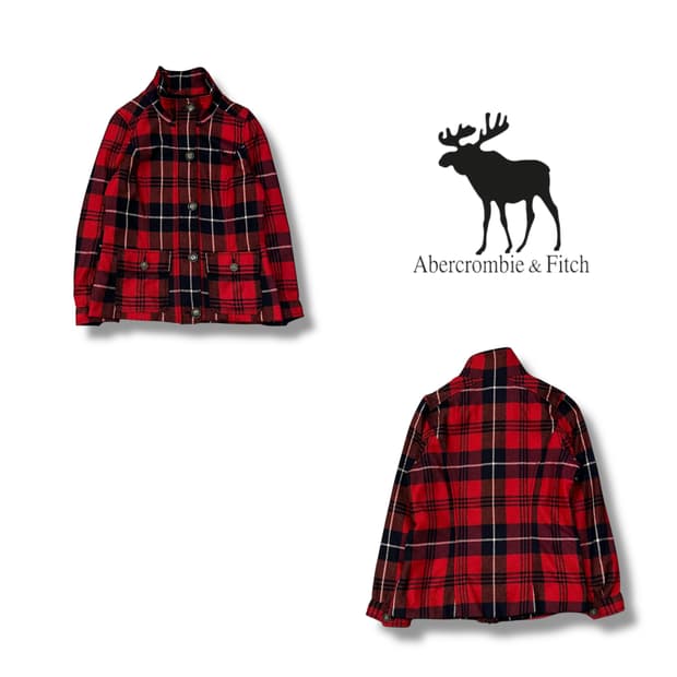  아베크롬비 체크 자켓 y13871