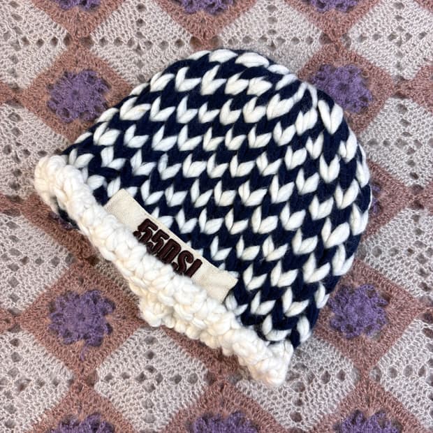 Diesel 디젤 코위찬 비니 니트 모자 made in ITALY