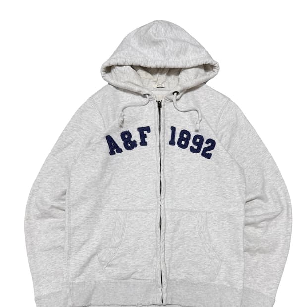 아베크롬비 맬란지그레이 후드집업
