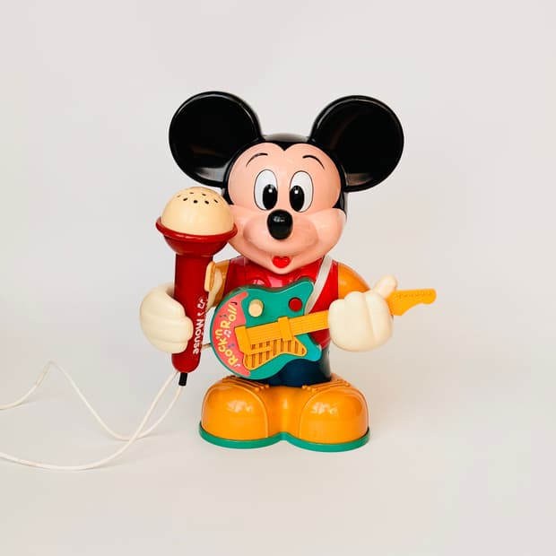 미키마우스 락앤롤 보이스 피규어