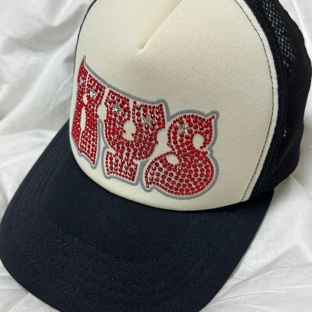 히스테릭글래머 스톤 매쉬캡