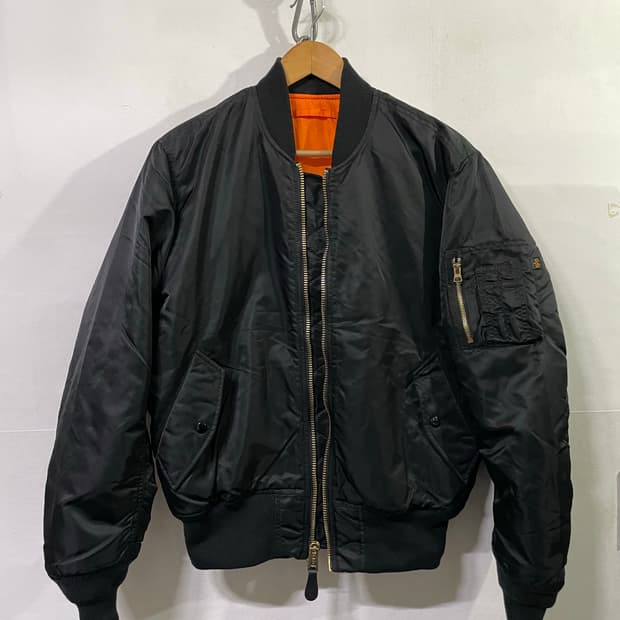 알파인더스트리 MA-1 블루종 봄버 자켓 100-105