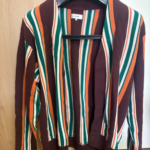 빔즈 멀티스트라이프 가디건 M