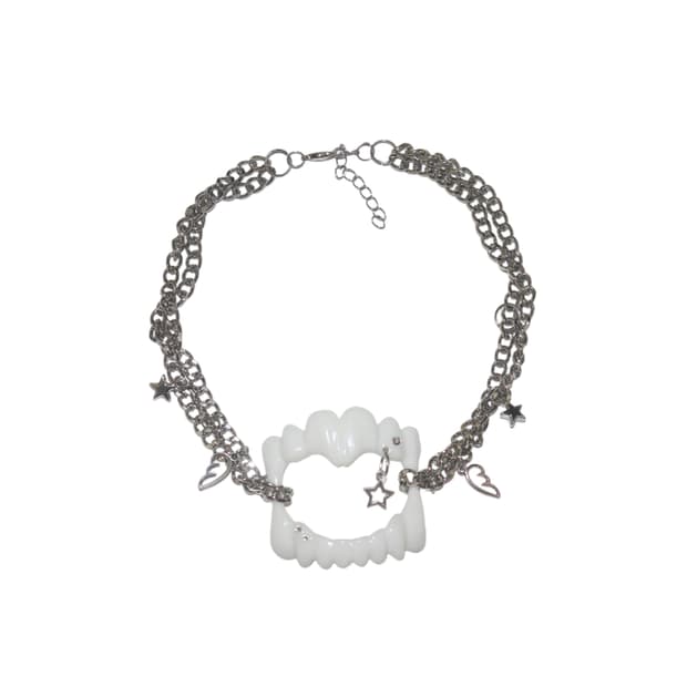 Bite Toothgem Necklace