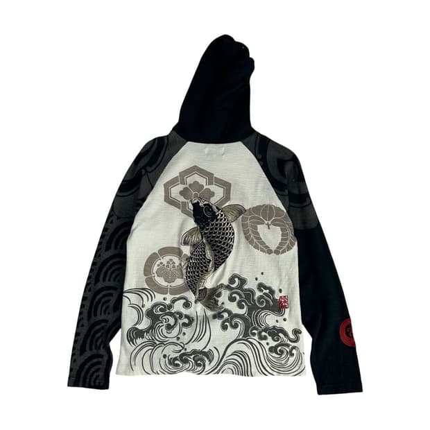 [KARAKURI TAMASHII]  오리엔탈 잉어 후드집업