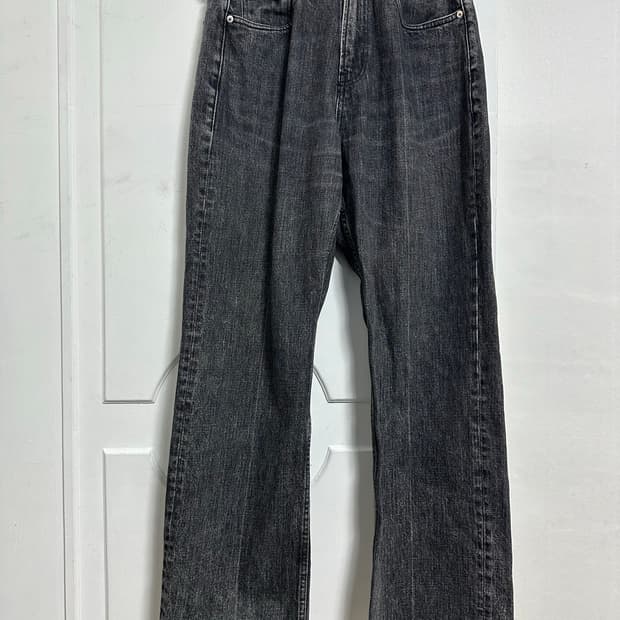 모드나인 블랙 더스트 데님 팬츠