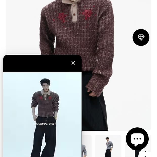 ArguE CulturE Knit Sweater 니트 폴로 스웨터