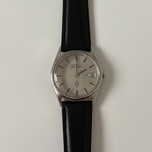 1980s Grey Dial Silver Lord Quartz