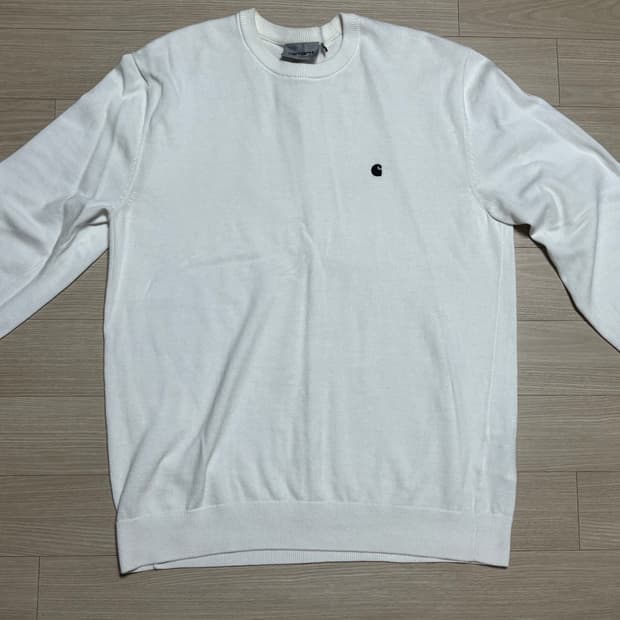 칼하트 화이트 니트