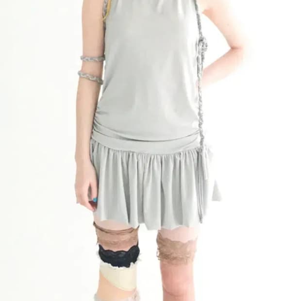 구해요) 샵페어리 홀터넥 드레스 m