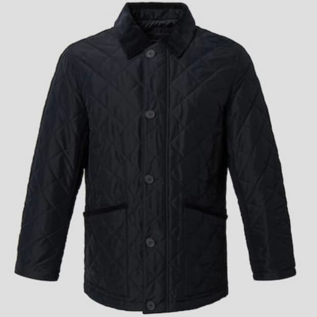 [로가디스] Rogatis 코듀로이 퀼팅 사파리 자켓 네이비