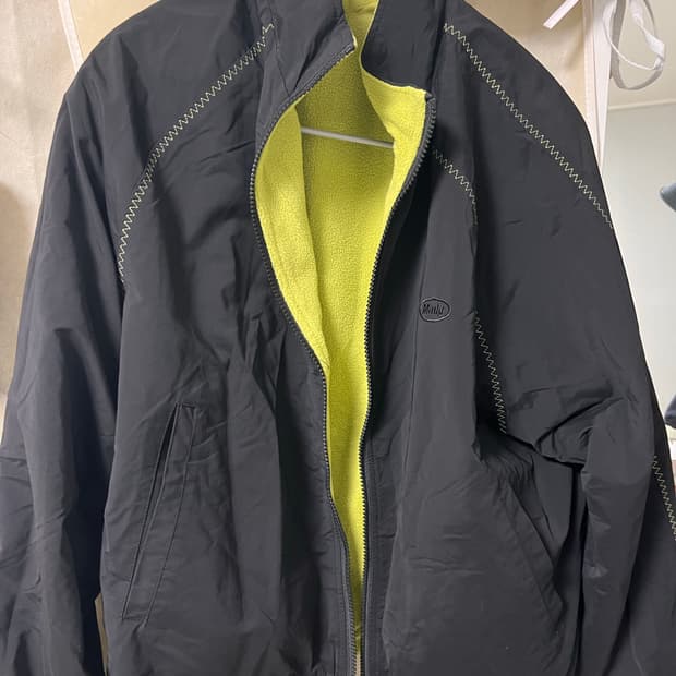 mmlg 리버시블 플리스 자켓 스몰