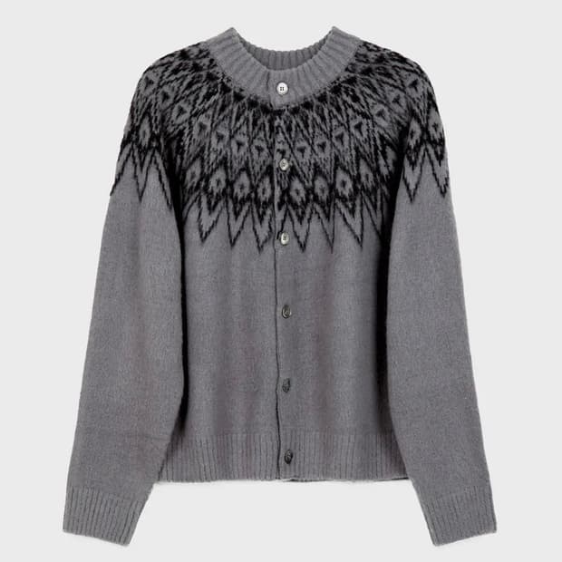 서피스 에디션 가디건 그레이