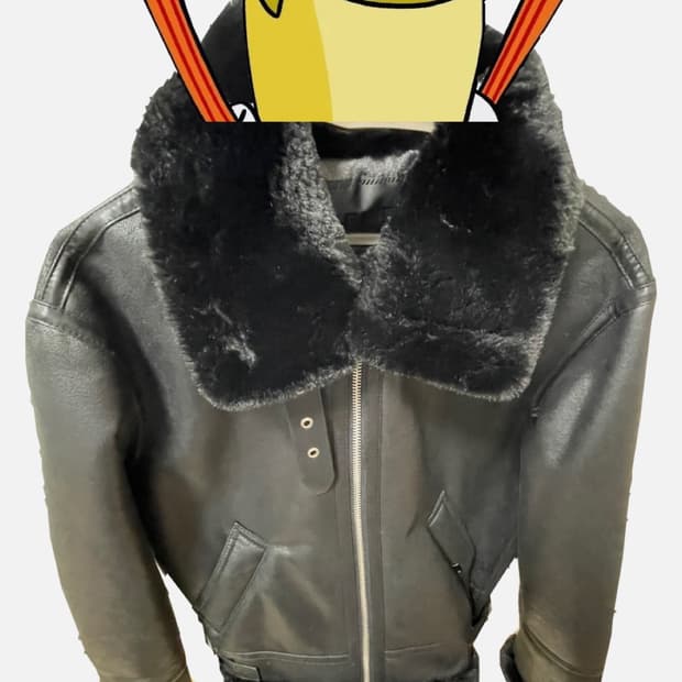 레프트 서울 에비에이터 B-3 무스탕 자켓 [블랙]