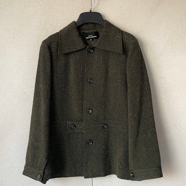 꼼데가르송 트리콧 울 자켓