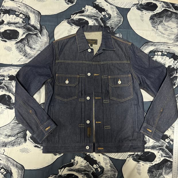 유니폼브릿지 타입2 트러커 데님자켓 L사이즈